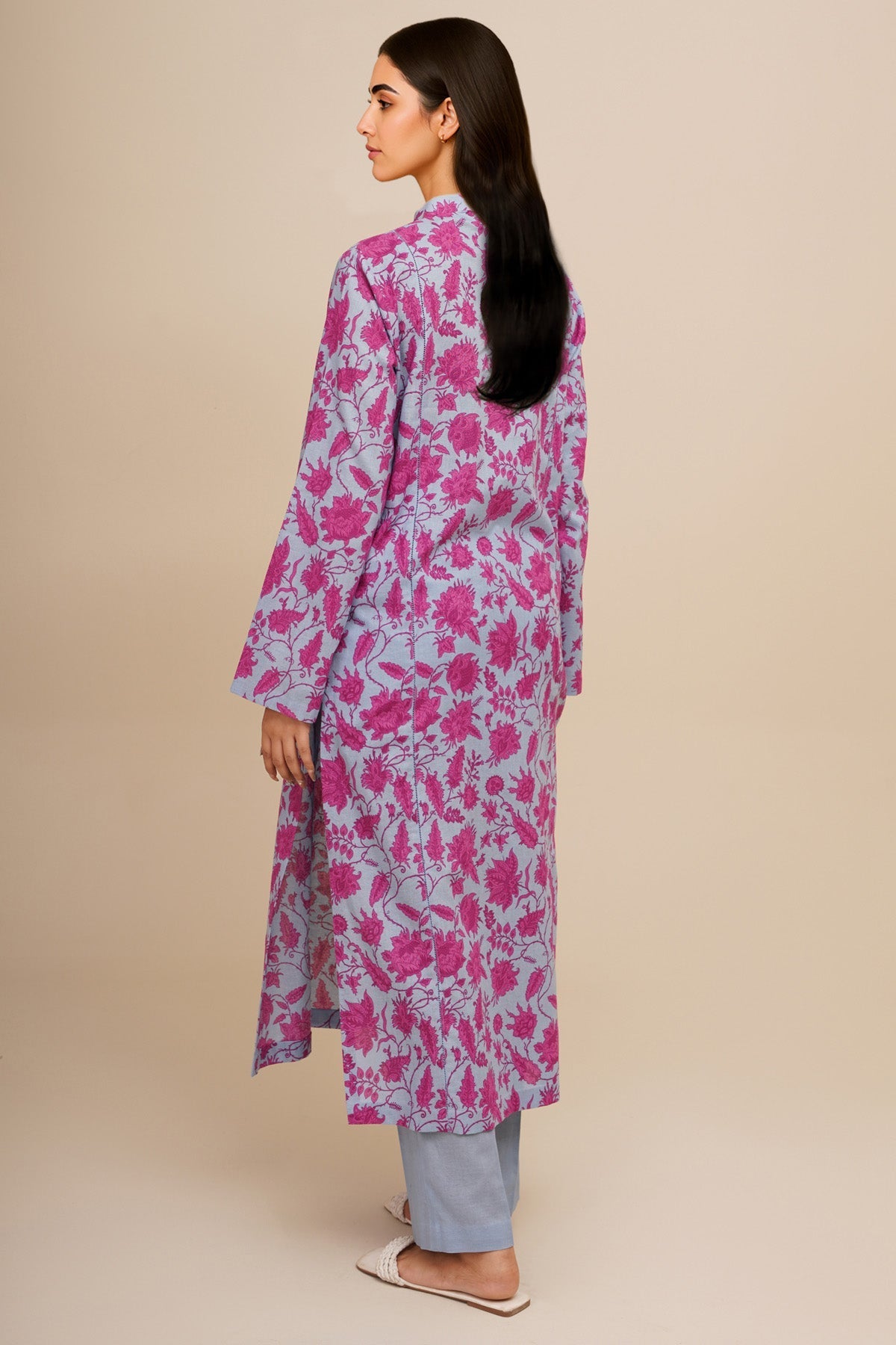 2 Piece - Unstitched - Printed Khaddar Suit - X7159