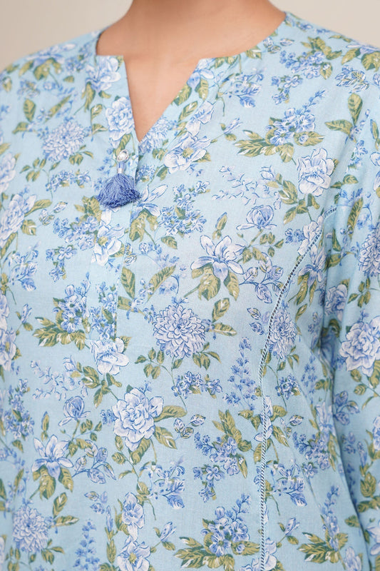 2 Piece - Unstitched - Printed Khaddar Suit - X7168