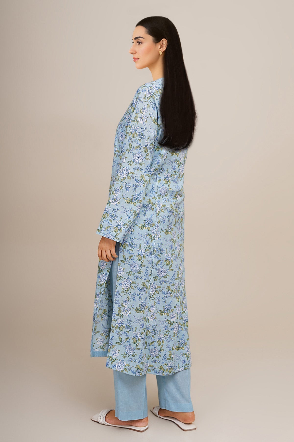 2 Piece - Unstitched - Printed Khaddar Suit - X7168