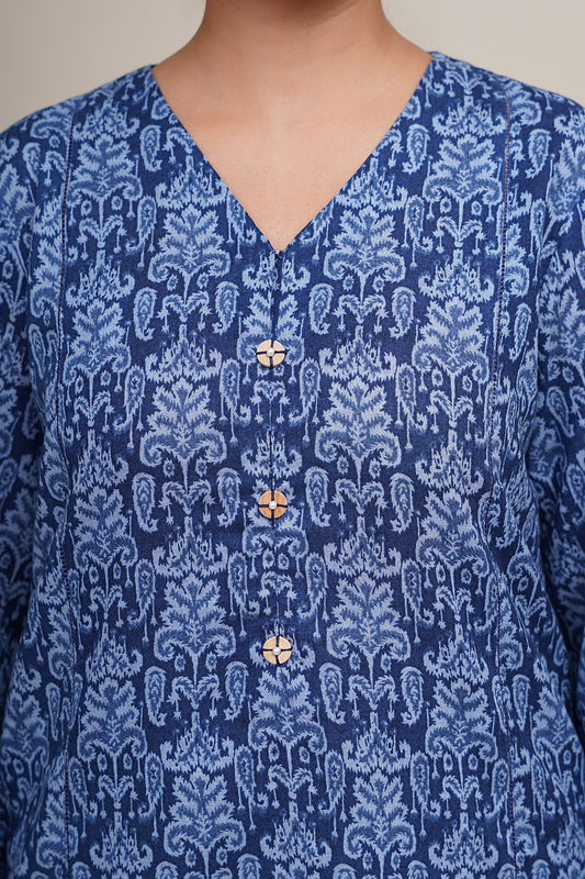 2 Piece - Unstitched - Printed Khaddar Suit - X7170