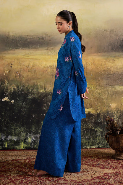 2 Piece - Unstitched - Printed & Embroidered Khaddar Suit - C6345