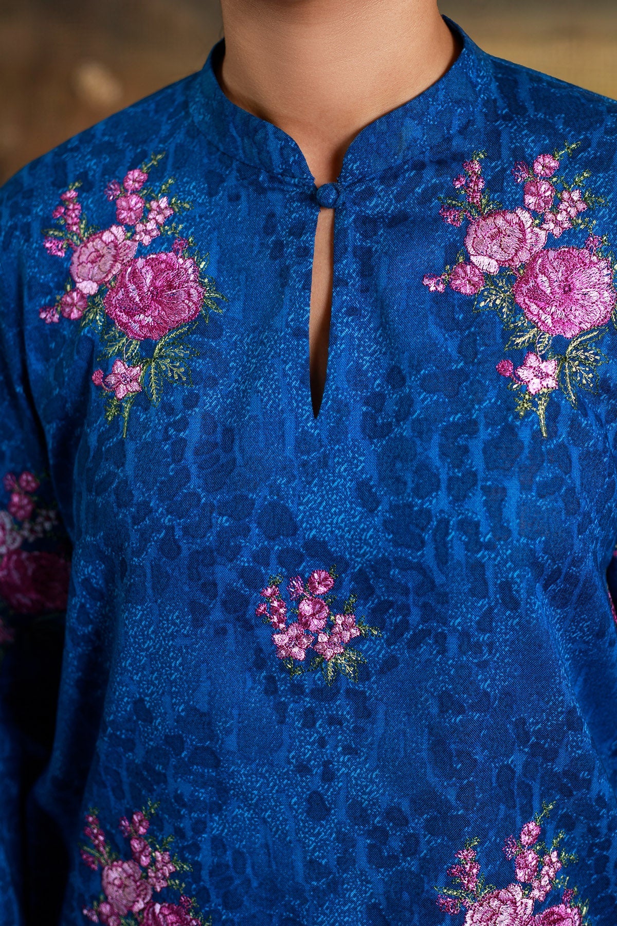 2 Piece - Unstitched - Printed & Embroidered Khaddar Suit - C6345