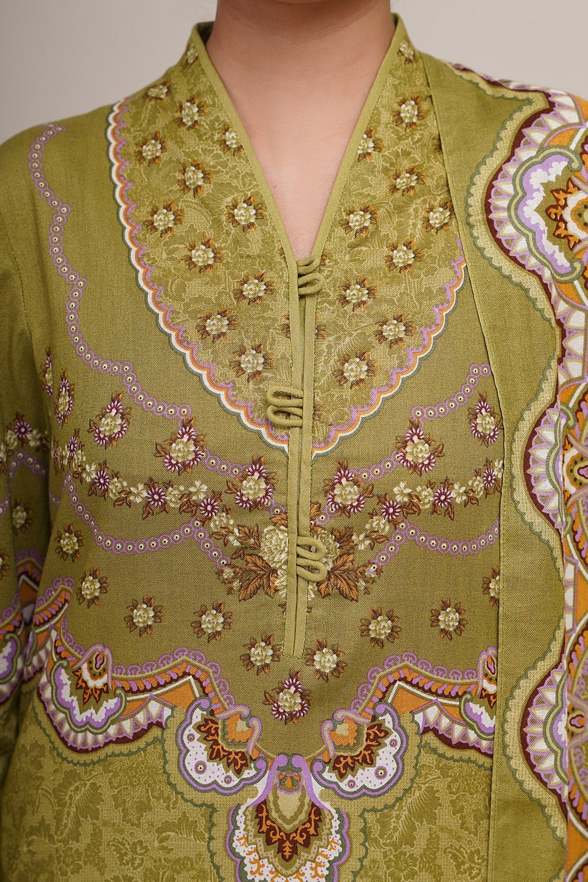 3 Piece - Unstitched - Printed Khaddar Suit - C6343