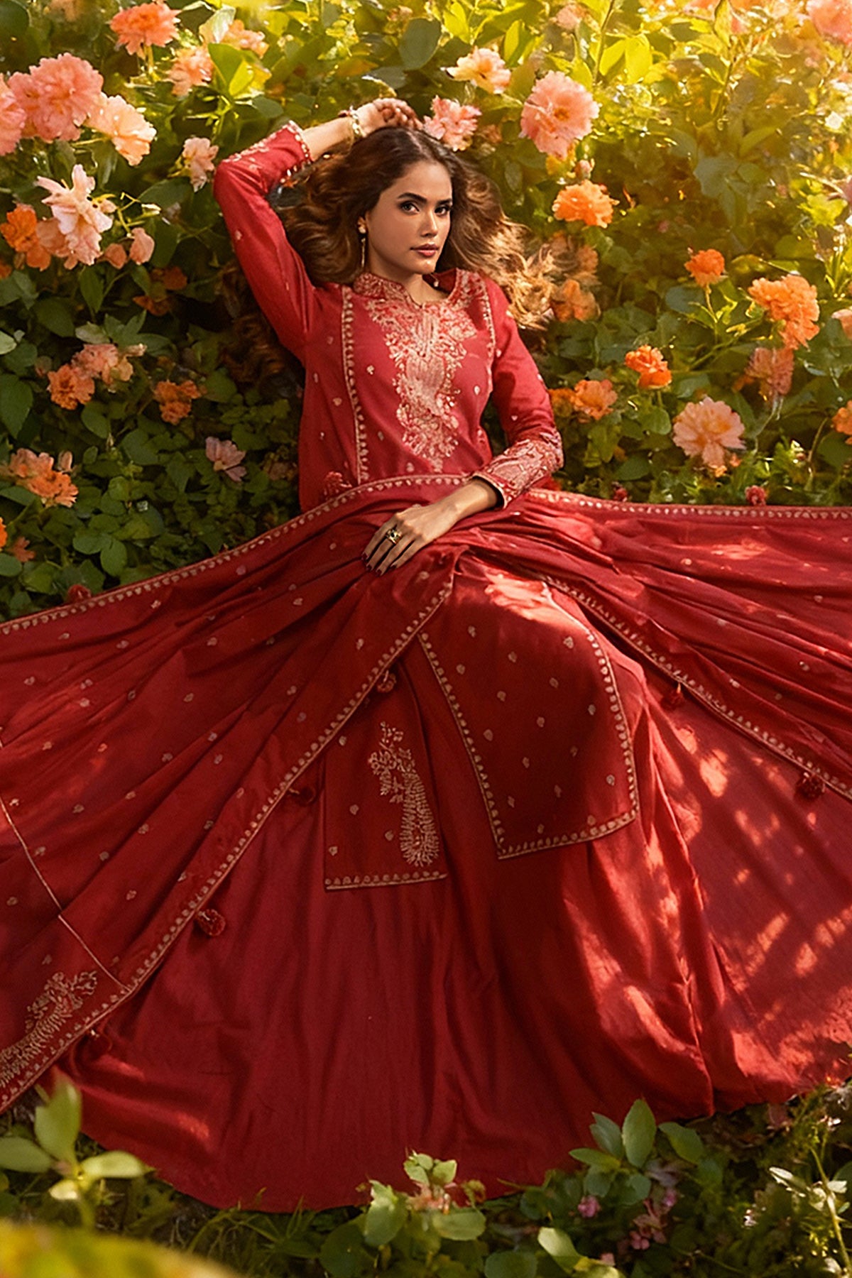3 Piece - Unstitched - Embroidered Khaddar Suit - C6353