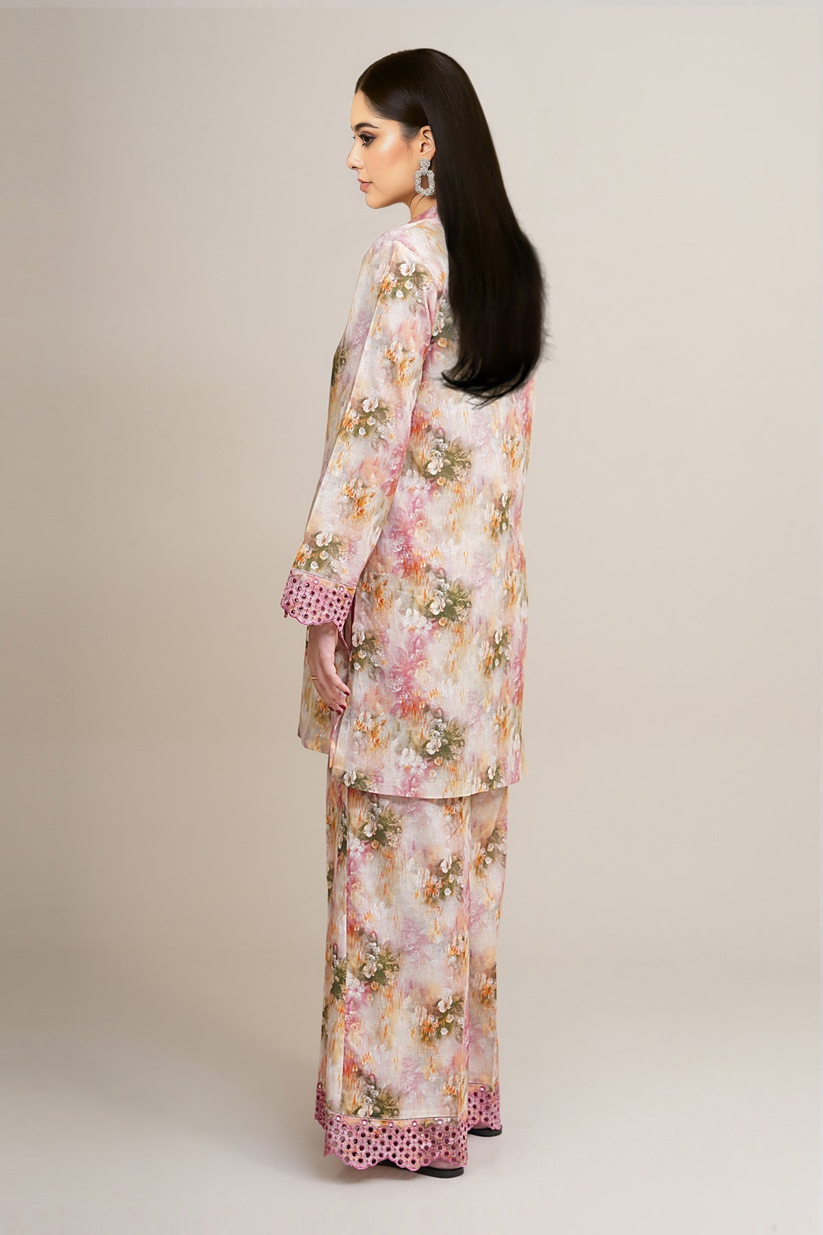 2 Piece - Unstitched - Printed & Embroidered Khaddar Suit - C6369