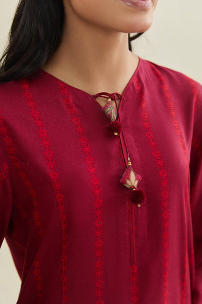 3 Piece - Unstitched - Printed Percale Suit - C6375