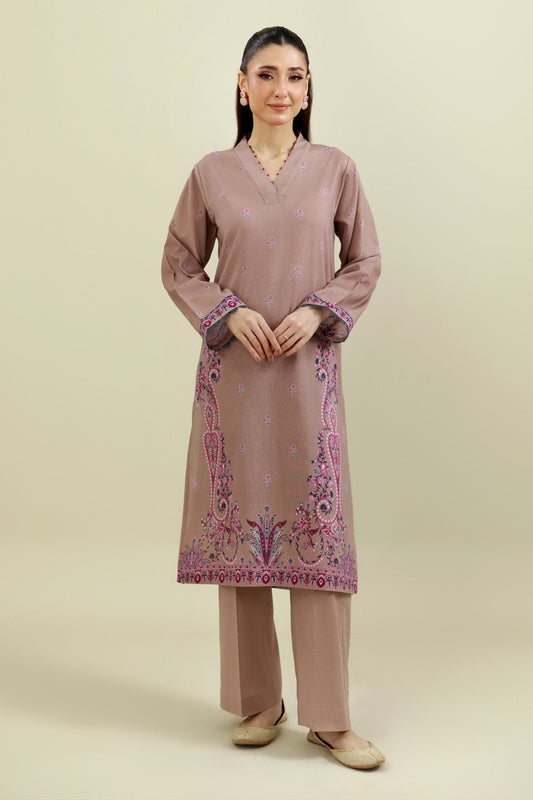 2 Piece - Unstitched - Printed Khaddar Suit - C6380