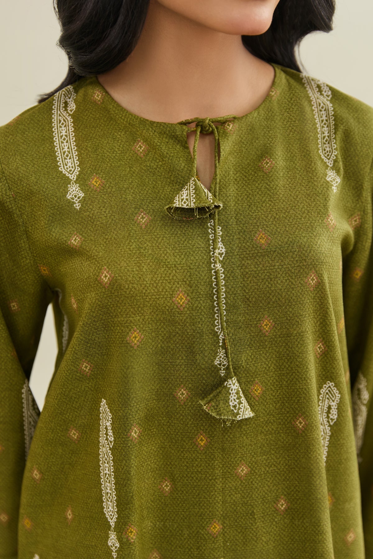 2 Piece - Unstitched - Printed Khaddar Suit - C6381