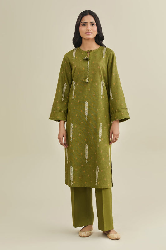 2 Piece - Unstitched - Printed Khaddar Suit - C6381