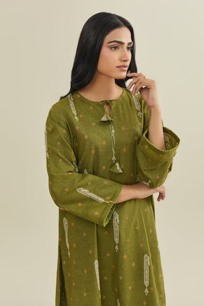 2 Piece - Unstitched - Printed Khaddar Suit - C6381