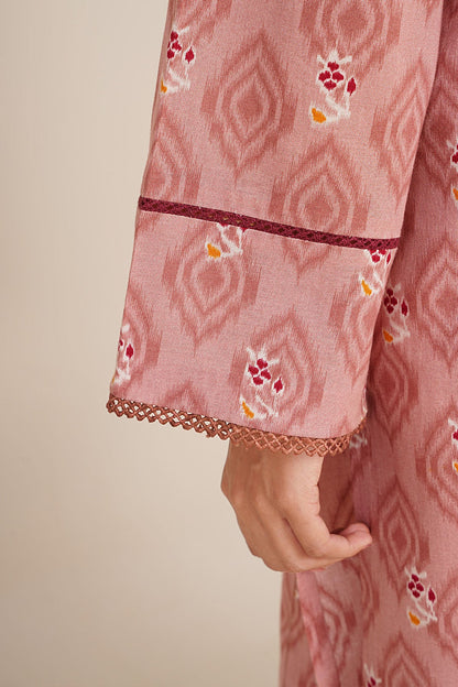 3 Piece - Unstitched - Printed & Embroidered Khaddar Suit - C6386