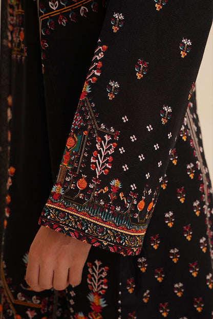 3 Piece - Unstitched - Printed Khaddar Suit - C6387