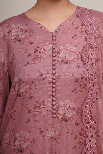 3 Piece - Unstitched - Printed & Embroidered Marina Suit - C6390