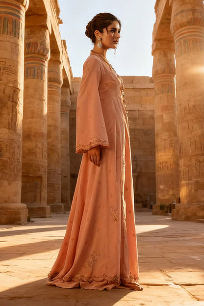 3 Piece - Unstitched - Embroidered Viscose Karandi Suit - C6400