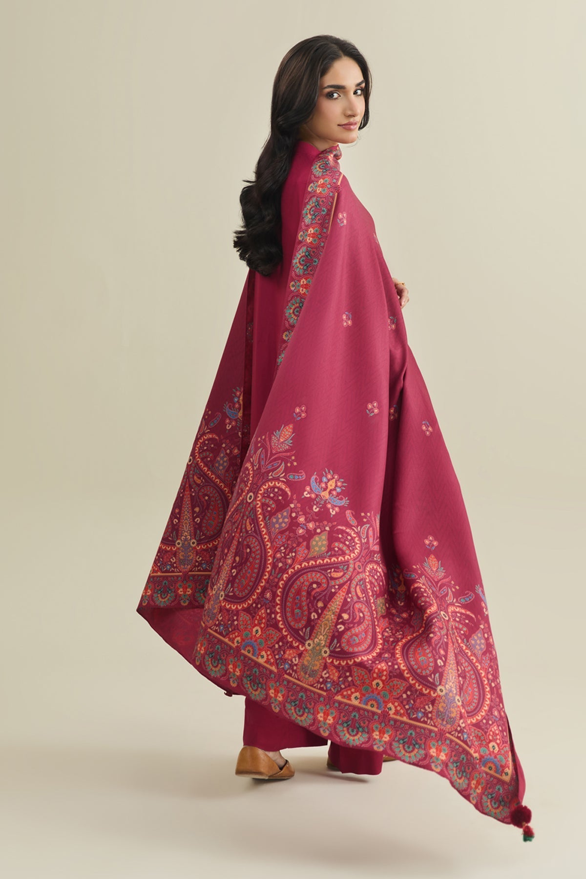 3 Piece - Unstitched - Printed Marina Suit - C6403