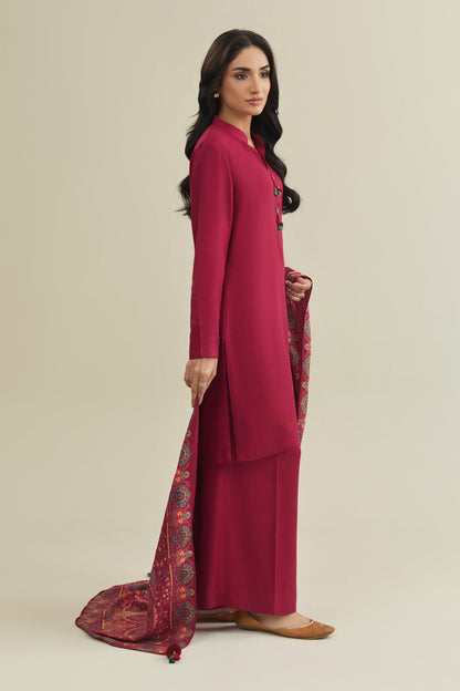 3 Piece - Unstitched - Printed Marina Suit - C6403