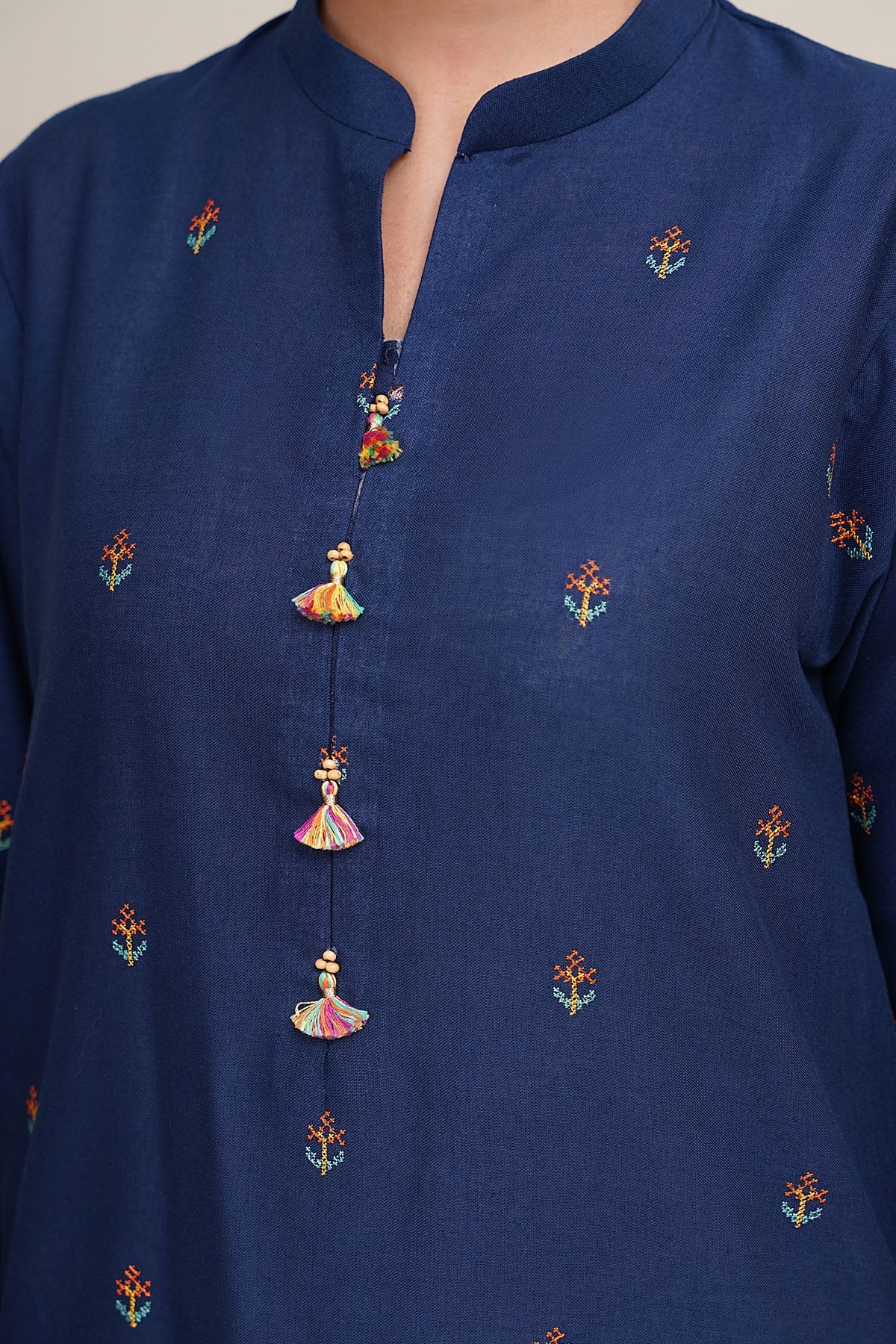 2 Piece - Unstitched - Embroidered Khaddar Suit - C6416