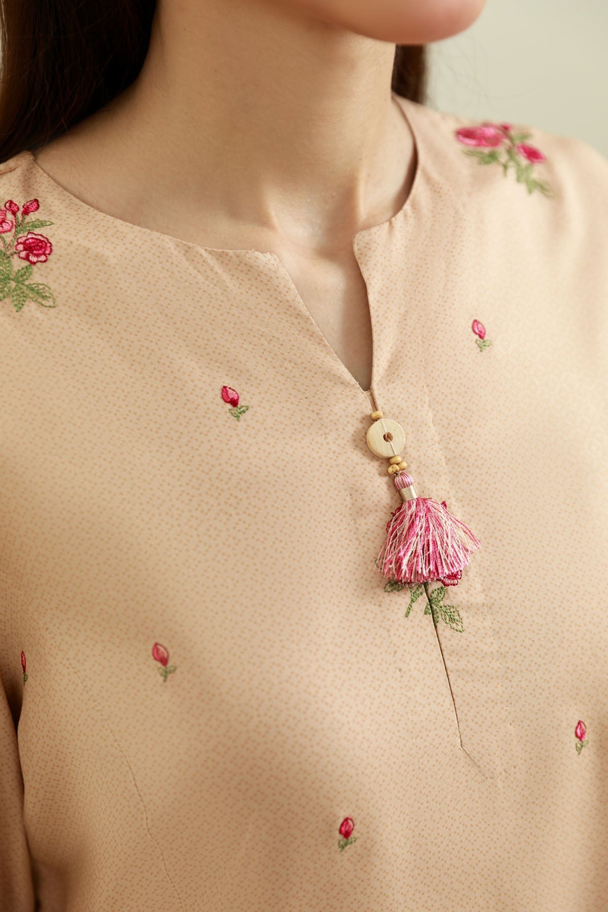 2 Piece - Unstitched - Printed & Embroidered Percale Suit - C6418