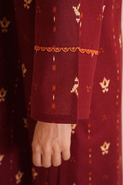 3 Piece - Unstitched - Printed Khaddar Suit - C6423