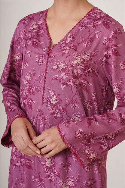 2 Piece - Unstitched - Printed Percale Suit - C6424