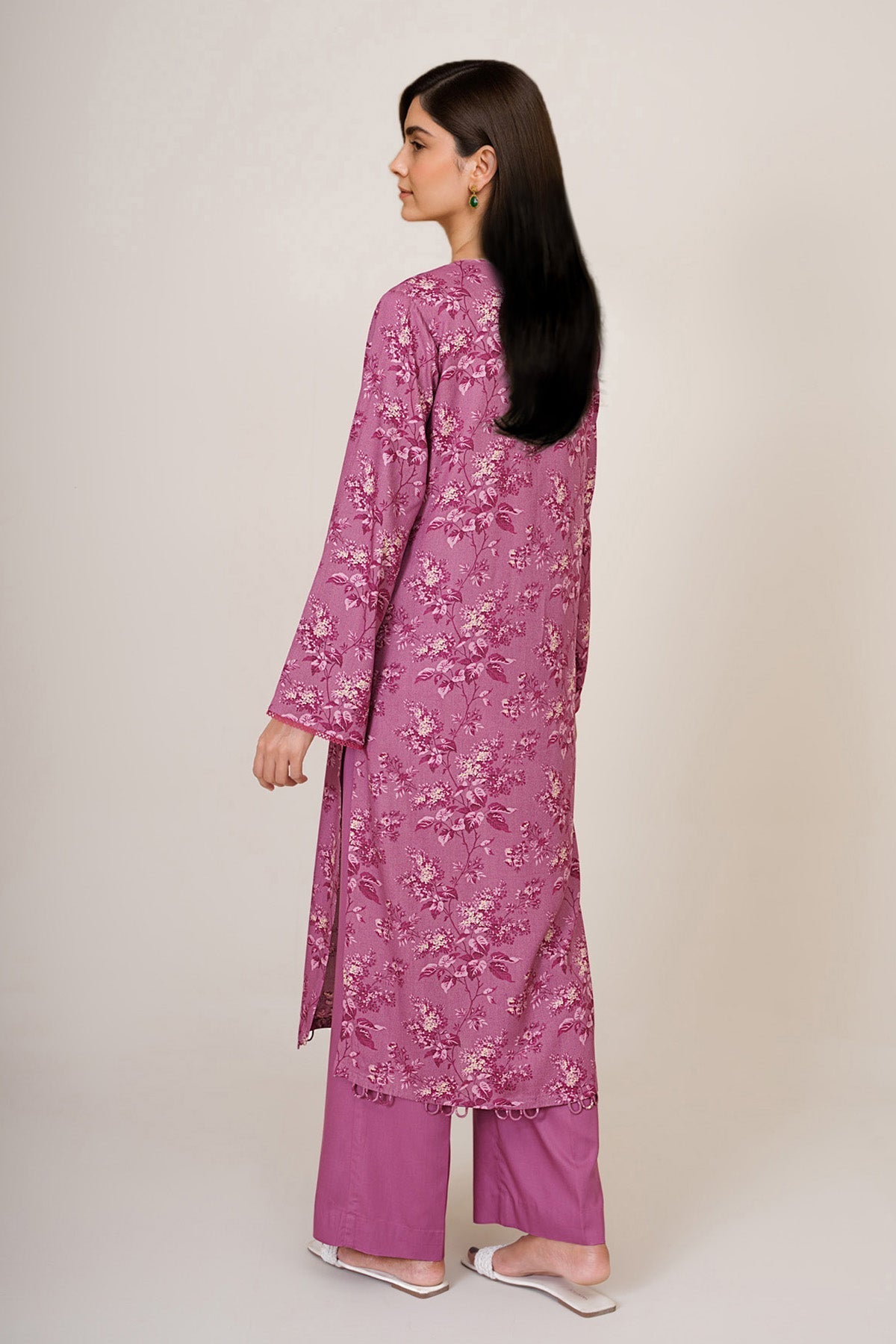 2 Piece - Unstitched - Printed Percale Suit - C6424