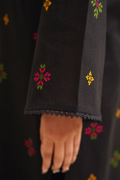 3 Piece - Unstitched - Printed Khaddar Suit - C6443