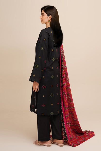 3 Piece - Unstitched - Printed Khaddar Suit - C6443