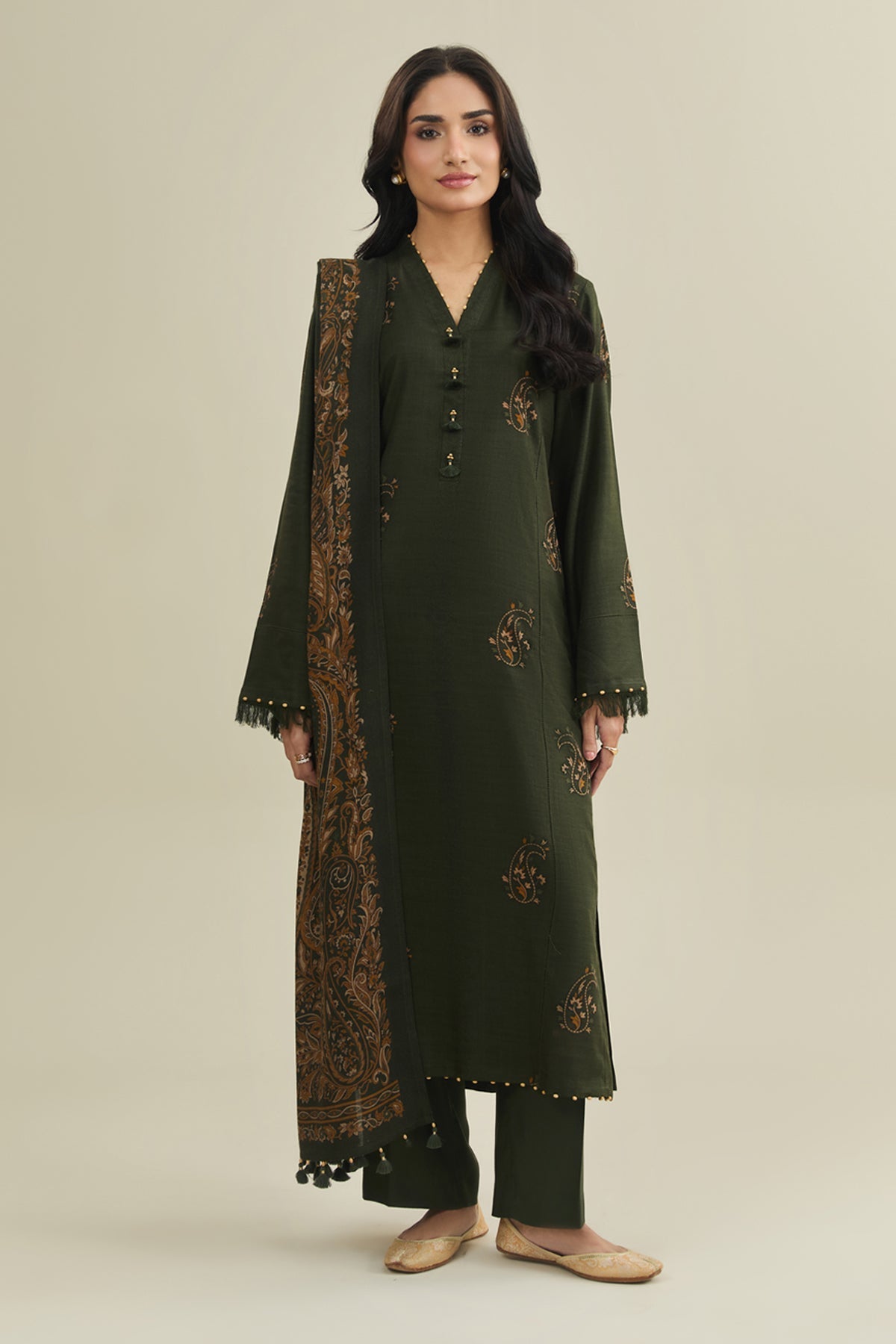 3 Piece - Unstitched - Printed Marina Suit - C6460