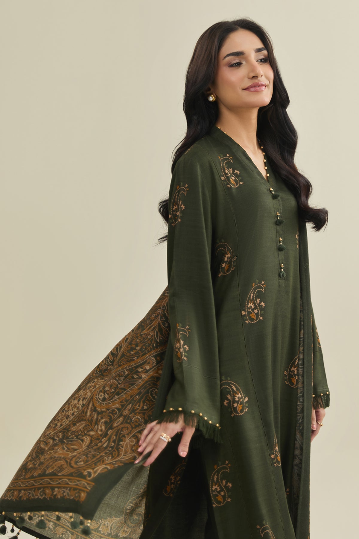 3 Piece - Unstitched - Printed Marina Suit - C6460