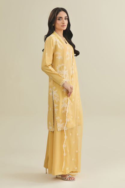 3 Piece - Unstitched - Embroidered Viscose Karandi Suit - E1767