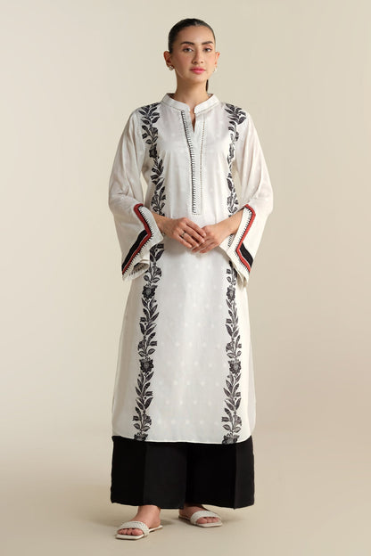 2 Piece - Stitched - Printed Jacquard Suit - KPS25-P3445