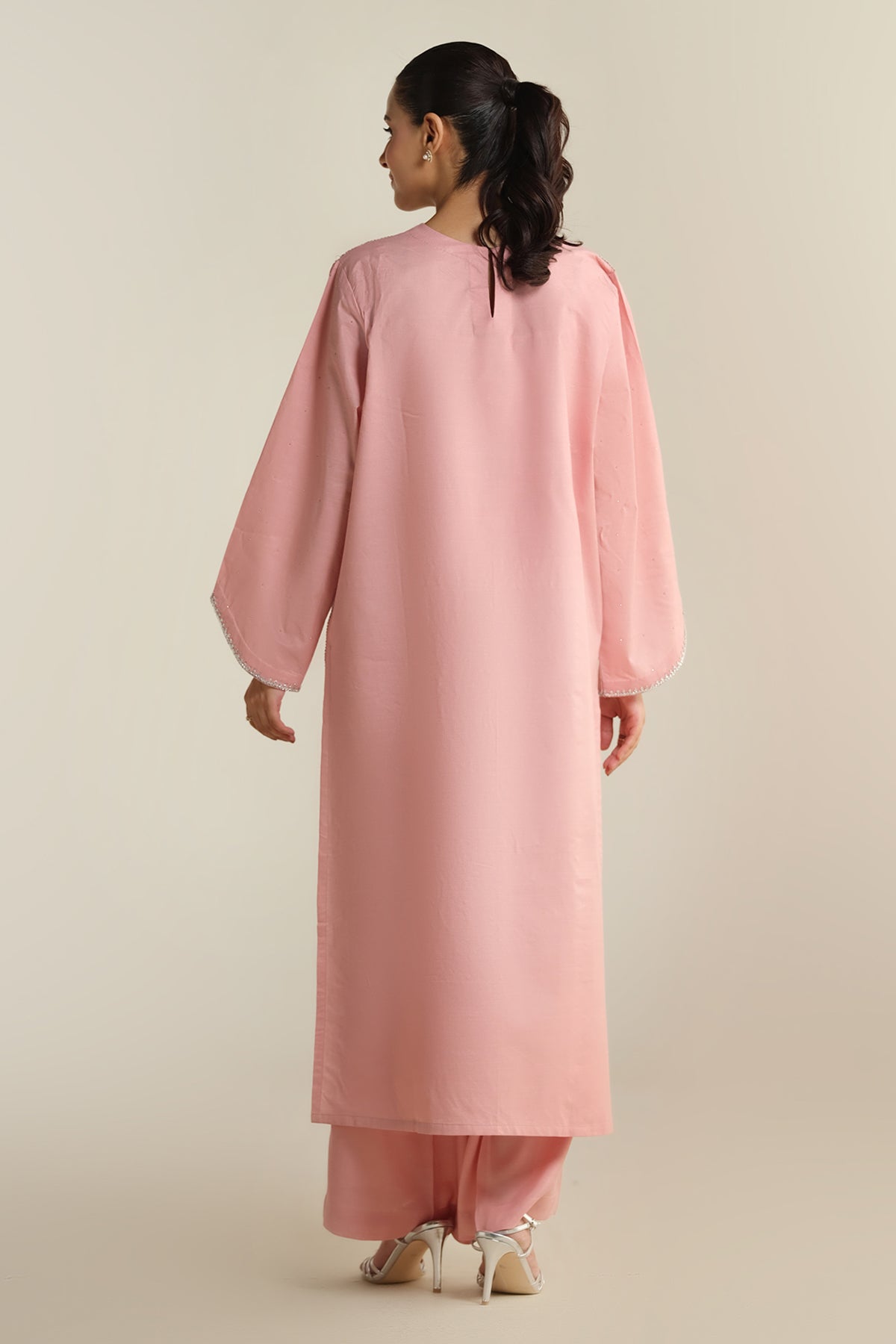 2 Piece - Stitched - Embellished Raw Silk Suit - KPS25-P3503