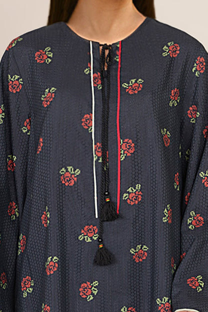 2 Piece - Stitched - Printed & Embellished Khaddar Suit - KPW25-P3672