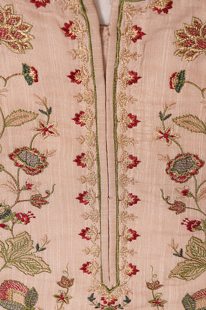 2 Piece - Stitched - Embroidered Zari Slub Suit - KPW24-P3008-8