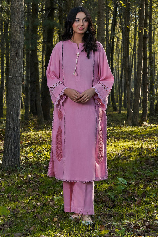 2 Piece - Stitched - Embroidered Khaddar Suit - KPW25-P3767