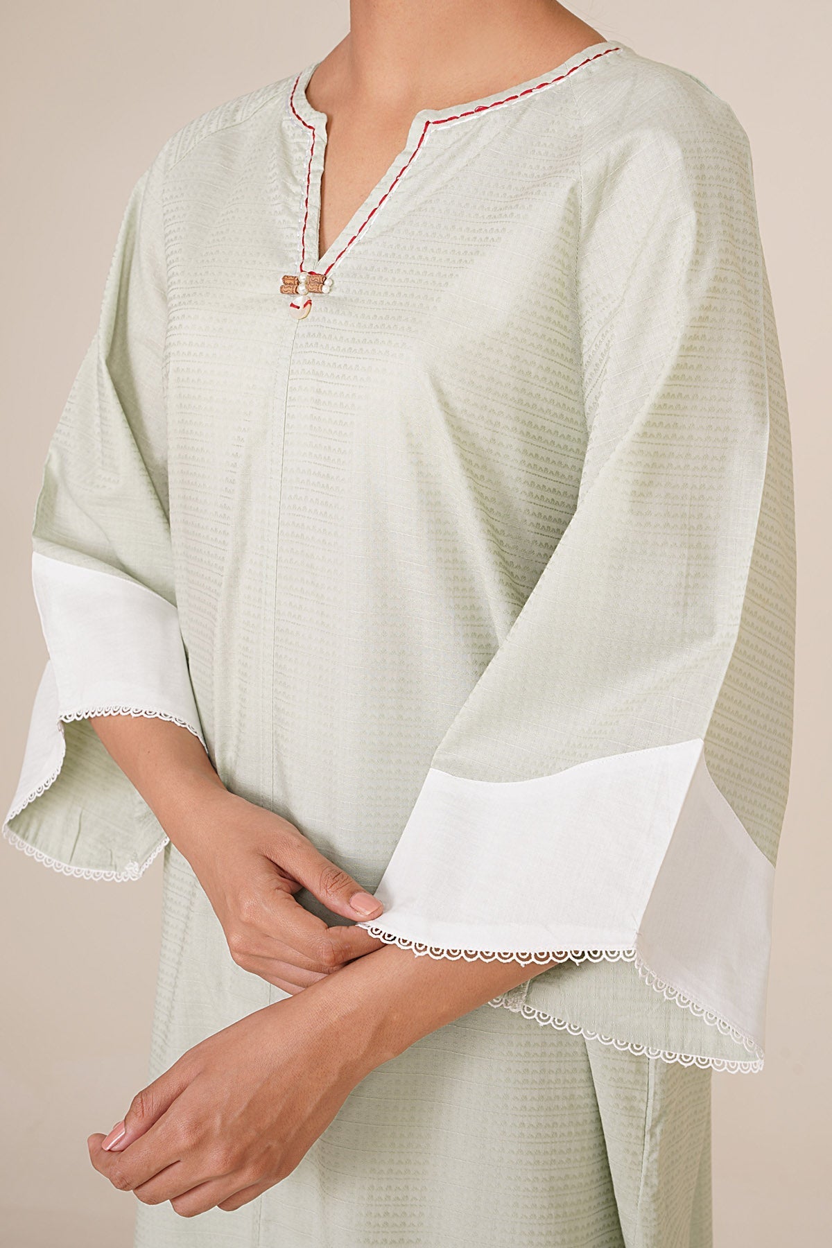 2 Piece - Stitched - Embellished Jacquard Suit - KPW25-P3663