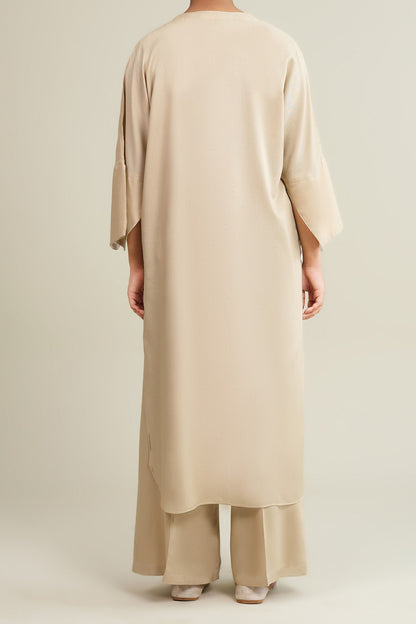 2 Piece - Stitched - Dyed & Embellished Linen Suit - KPW25-P3665