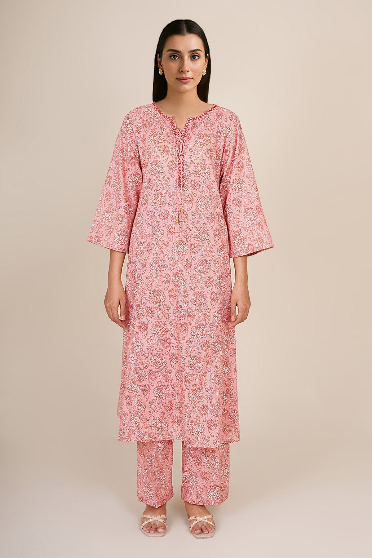 2 Piece - Stitched - Printed & Embellished Khaddar Suit - KPW25-P3673