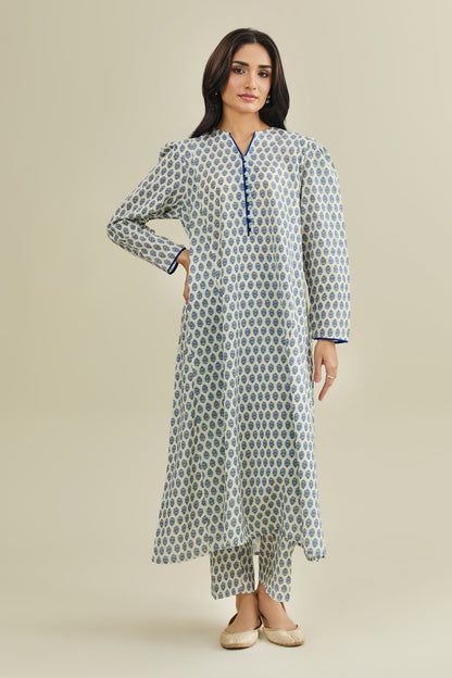 2 Piece - Stitched - Printed & Embellished Khaddar Suit - KPW25-P3702