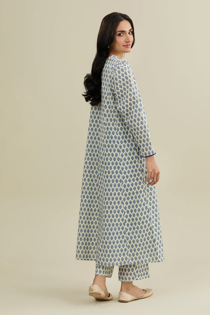 2 Piece - Stitched - Printed & Embellished Khaddar Suit - KPW25-P3702