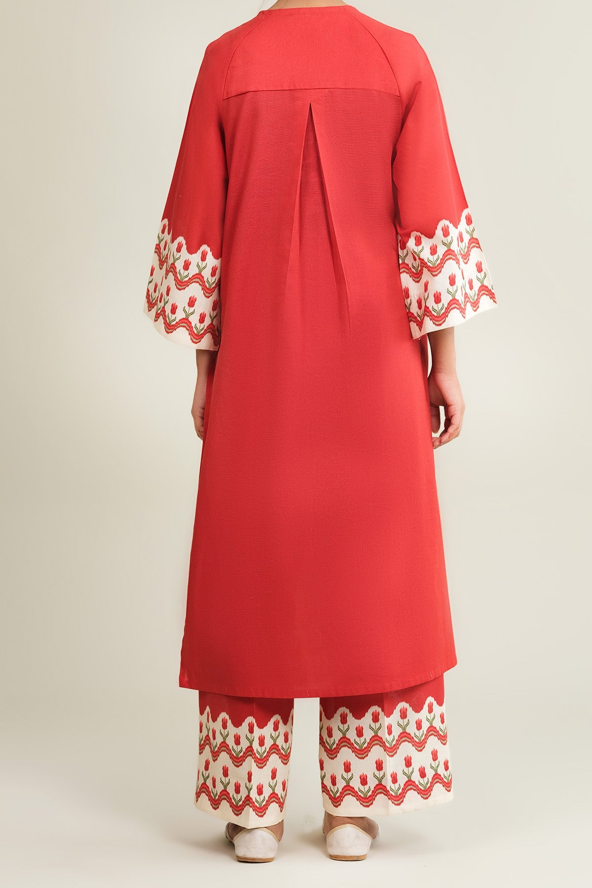 2 Piece - Stitched - Printed & Embellished Khaddar Suit - KPW25-P3704