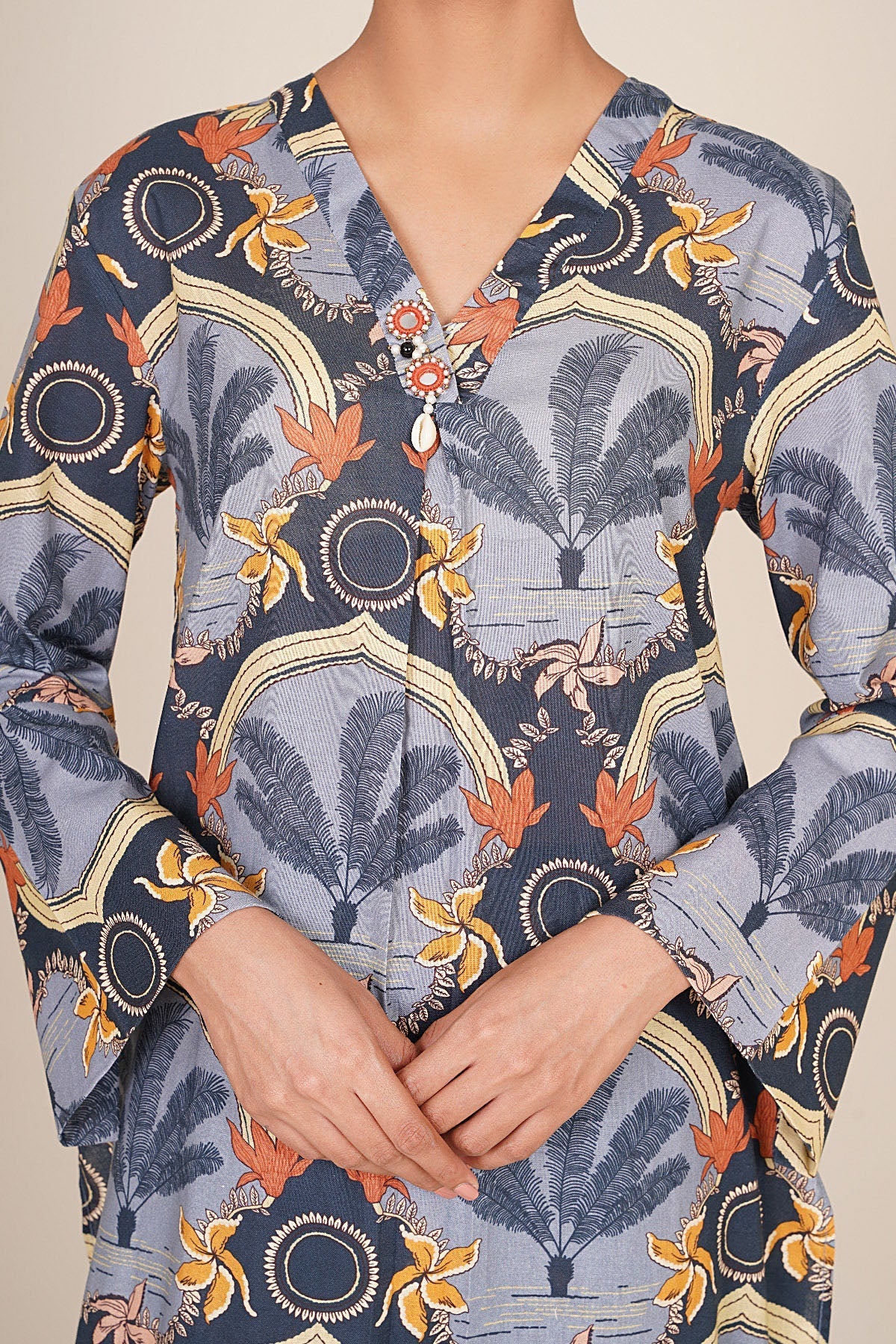 2 Piece - Stitched - Printed Khaddar Suit - KPW25-P3714