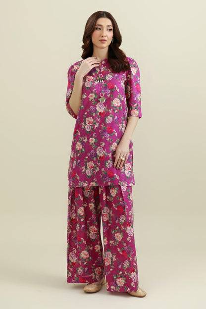 2 Piece - Stitched - Printed & Embellished Khaddar Suit - KPW25-P3748