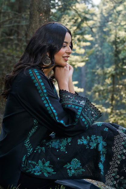 2 Piece - Stitched - Embroidered Khaddar Suit - KPW25-P3776