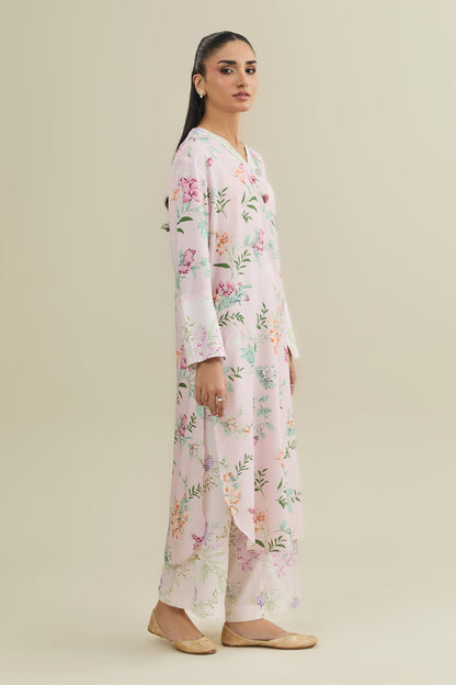 2 Piece - Stitched - Printed Linen Suit - KPW25-P3798