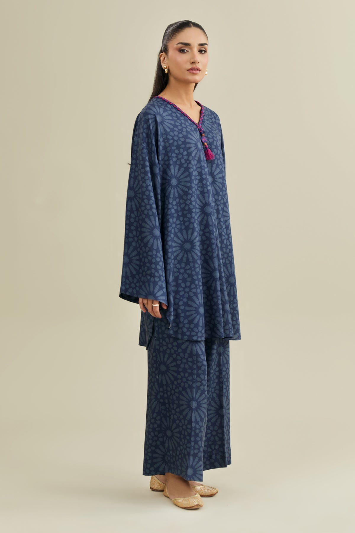 2 Piece - Stitched - Printed Linen Suit - KPW25-P3799