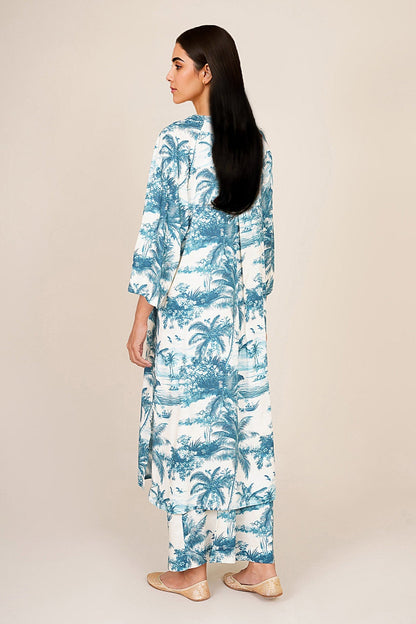2 Piece - Stitched - Printed Linen Suit - KPW25-P3805