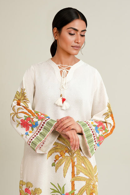 2 Piece - Stitched - Printed Khaddar Suit - KPW25-P3813