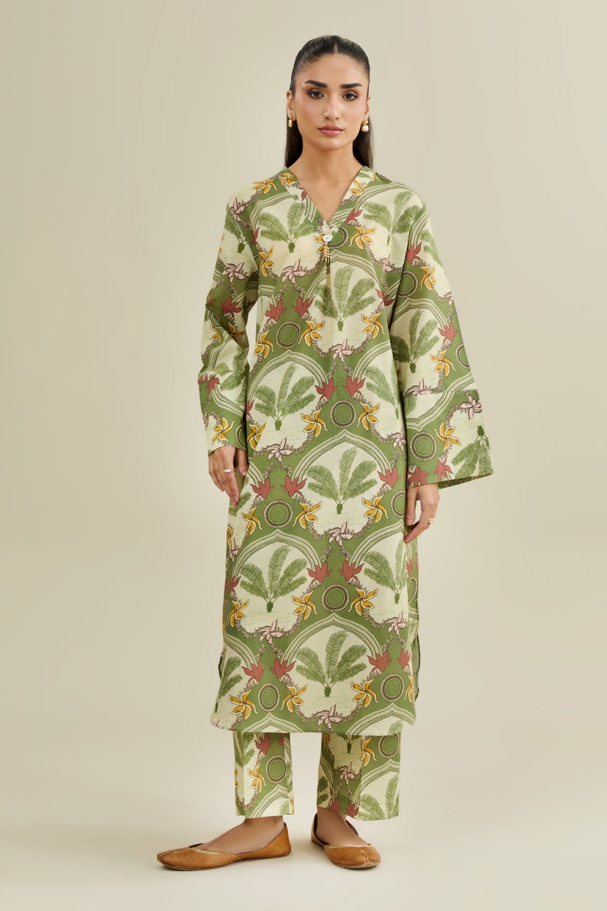 2 Piece - Stitched - Printed Khaddar Suit - KPW25-P3817