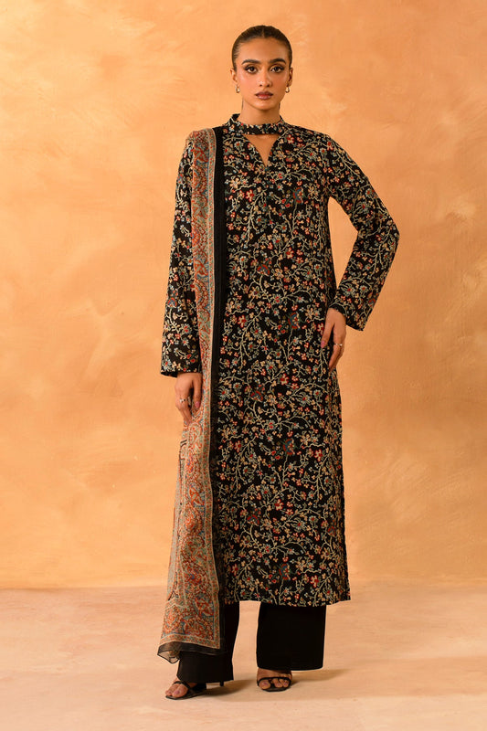 3 Piece - Unstitched - Printed Khaddar Suit - MC2117